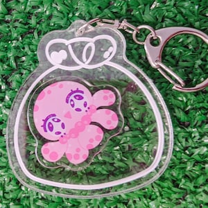 Clara Jellyfish Shaker Keychain