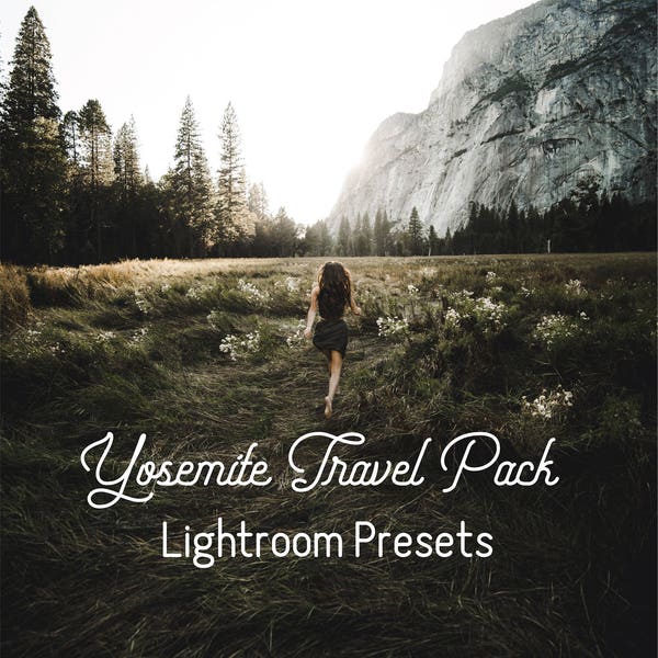 Yosemite Travel Preset Pack Lightroom Presets. Mobile / Desktop compatible. Instagram, Photo Filter, Blogger, Outdoor, Nature, Vibrant