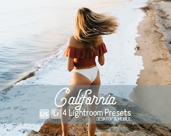 California Desktop & Mobile Lightroom Presets | Blogger Editing | Instagram Photo filter |Travel Summer preset| 4 Presets | Instant download