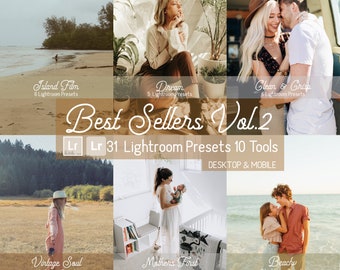 Best Sellers Lightroom Preset Bundle V2. Jakesout. Desktop And Mobile Compatible. 31 Lightroom presets, 10 Tools.