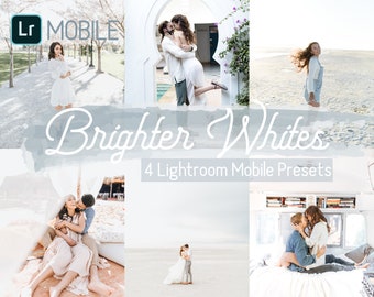 Brighter Whites Lightroom Mobile Presets: Clean Photo Filter (DNG)