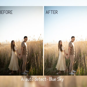 ai selection masking Lightroom presets before and after visual representation of the differences between raw image and edited image