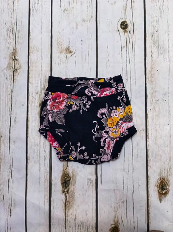Newborn Baby Outfits Set Pink Playsuit Crop Top Floral Shorties Bloomers