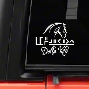 Custom BLM Mustang Horse Head Brand Vinyl Window Decal Sticker