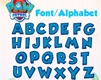 paw patrol letters svg free paw patrol letters svg free