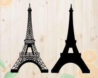 Download Eiffel tower svg | Etsy