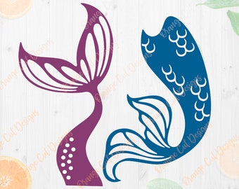 Mermaid tail Svg, Mermaid tail Cut files, Mermaid Tail DXF file, mermaid tail for cricut, Mermaid tail clipart, mermaid silhouette