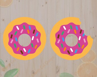 Donuts Svg,Fast Food Svg, Donut Cut files, Donuts DXF files, Donut for cricut, Fast Food clipart,