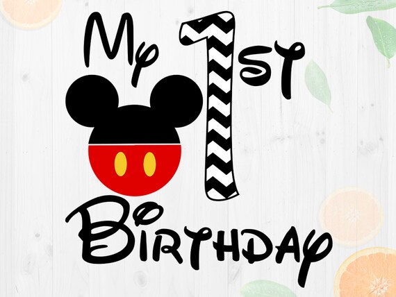 Mickey Mouse Svg Birthday