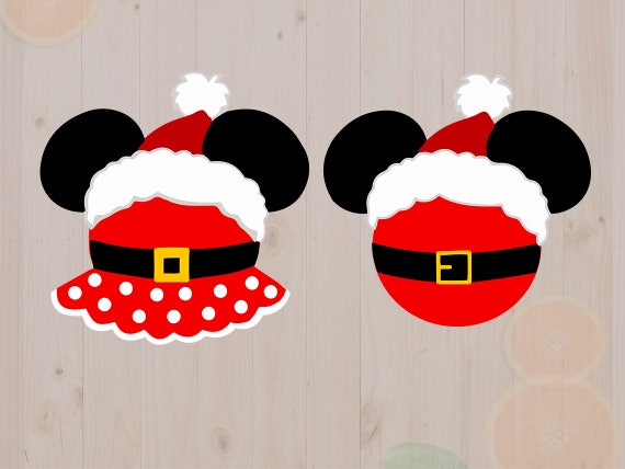 Download Christmas Mickey Minnie Svg Santa mickey Cut files ...