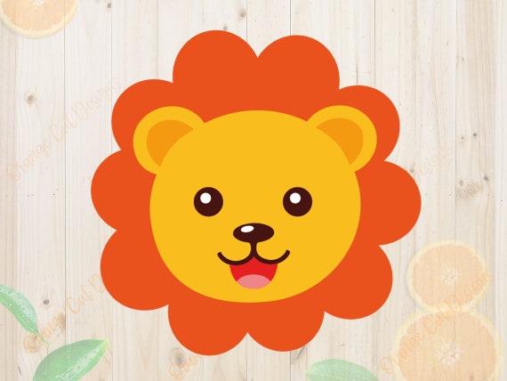 Download Lion Face Svg Baby Lion Svg Cute Lion Cutfile Lion svg | Etsy