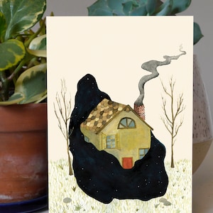 Lot de 4 cartes postales : espaces