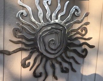 outdoor metal art etsy