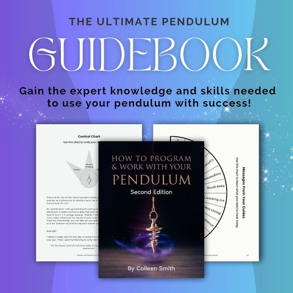 Pendulum Guidebook Ebook | Learn Dowsing | How To Guide | Energy Protection | Pendulums | Divination Tools | Scrying | Metaphysical Books