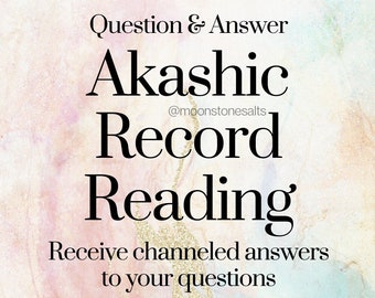 Akashic Record Reading | Ask Questions | Life Journey | Spiritual Guidance | Higher Self Psychic Connection | Spirit Guide Message | 3 Day