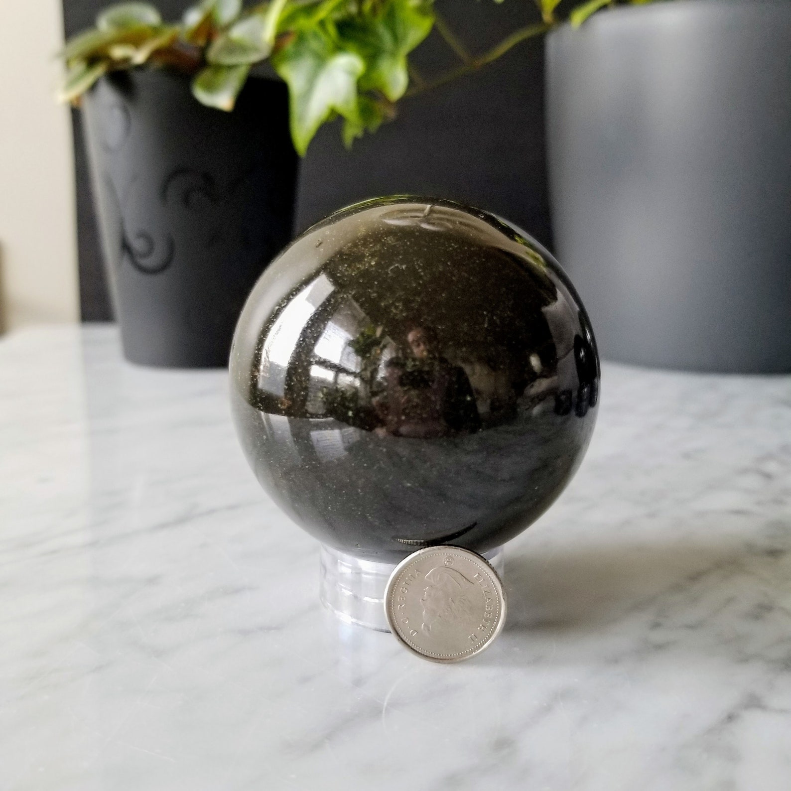 Black Onyx Crystal Ball Medium High Quality Polished Onyx Etsy