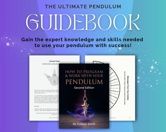 How to Program and Work With Your Pendulum Guidebook | Paperback Books | Learn Dowsing | How To Guide | Divination Tool | Metaphysical Books