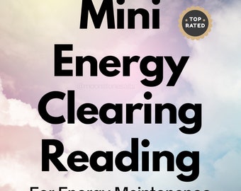 Mini Negative Energy Clearing and Healing Distance Session | Find and Remove Life Blocks | Soul Reading | Spiritual Energy Cleanse | Aura