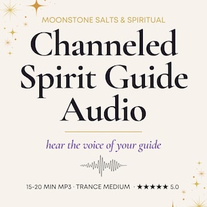 Gekanalte Geistführer Audio Lesung | 15-20 Min Trance Medialität | Psychische Anleitung für Liebeskarriere und Lebensweg | MP3 | 3 Tage Lieferzeit