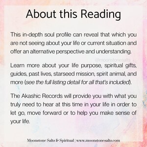 Akashic Records Reading Soul Profile In Depth Life Journey Spiritual Guidance Higher Self Connection Spirit Guide Messages 5 Day image 8