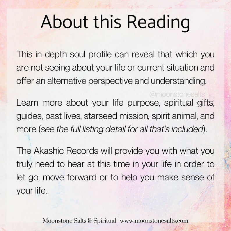 Akashic Records Reading Soul Profile In Depth Life Journey Spiritual Guidance Higher Self Connection Spirit Guide Messages 5 Day image 8