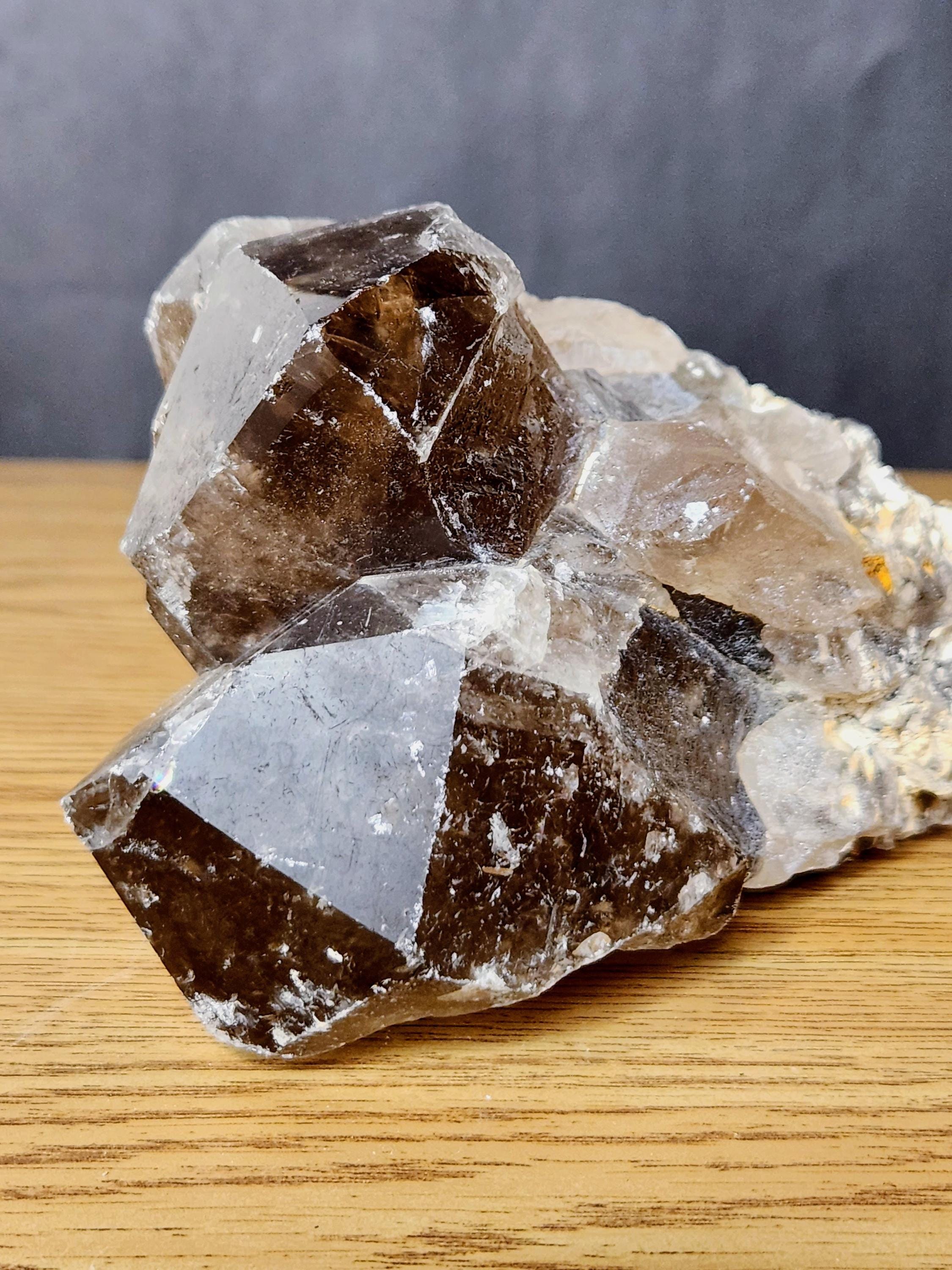 XXL Smoky Quartz Crystal Cluster: Natural Divination Tool, 5.3 lbs