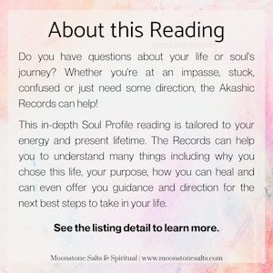 Akashic Records Reading Soul Profile In Depth Life Journey Spiritual Guidance Higher Self Connection Spirit Guide Messages 5 Day image 2