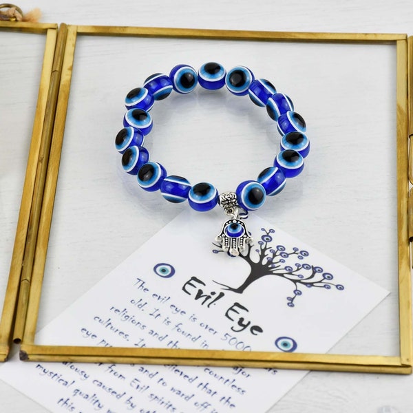 Evil Eye Greek Mati Bracelet Handmade Collection Turkish Greek Mati Lucky Eye Protection 100% Authentic