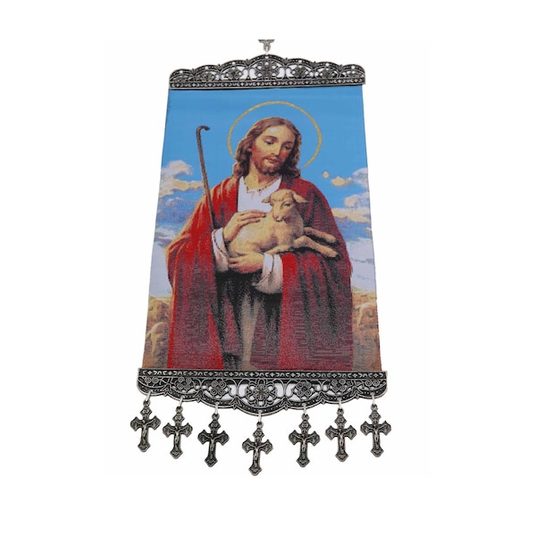 Christian Large Wall Ornament Catholic Religious Tapestry Wall Hangings Jesus Christ & Virgin Mary Quality Christmas Gift  Products