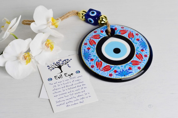 Türkische griechische Mati Auge blau Glas Böses Auge Amulett Hamsa
