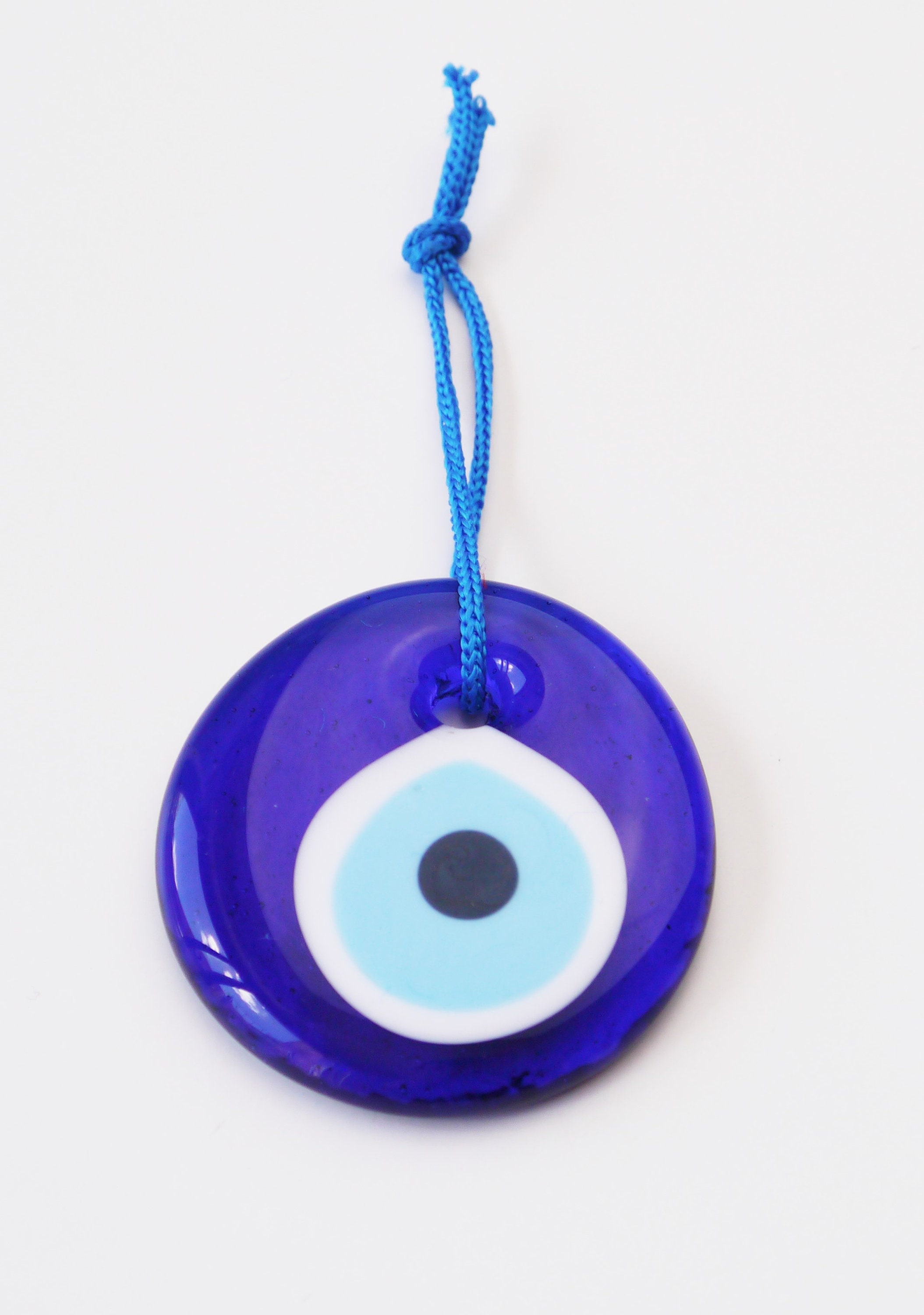 Turkish Evil Eye Glass Greek Mati Eye Nazar Amulet Protection Good Luck  100% Authentic Handmade Home Decor Car Hanging -  Denmark