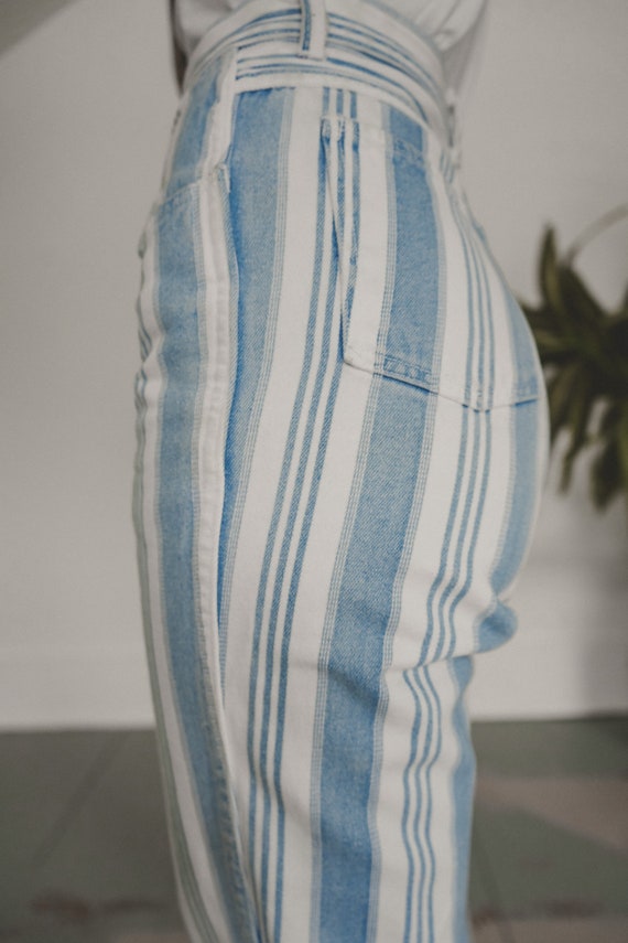 Stripe Denim Pants - image 5