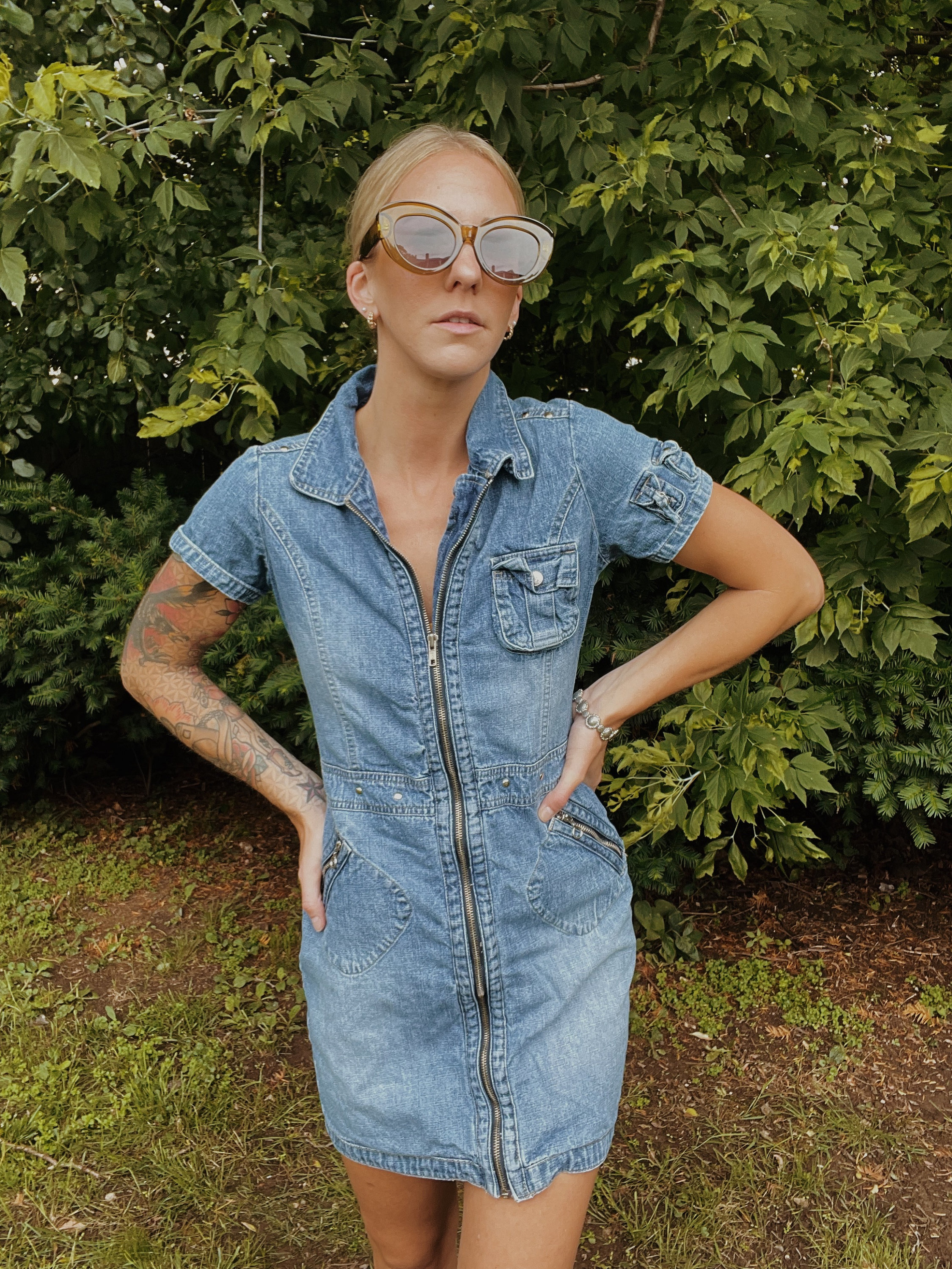 Casual denim cheap summer dresses