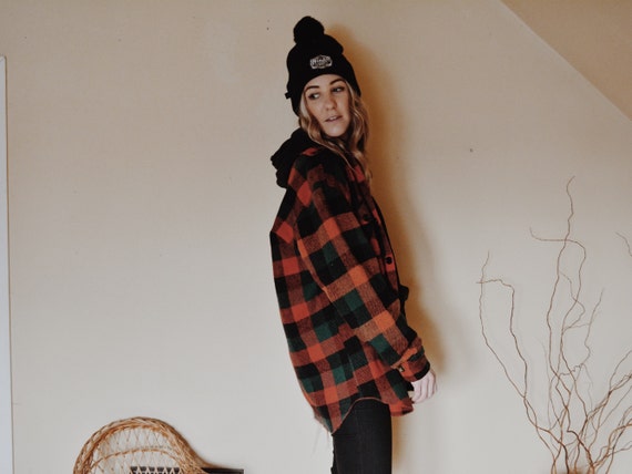 Vintage Flannel, Flannel, Distressed Flannel, Wool
