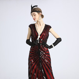 Formal Evening Flapper Dress 1920s Gatsby Sequin Mermaid Long Dres For Gown Party