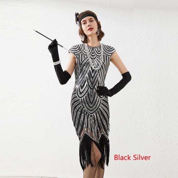 sequin flapper dress