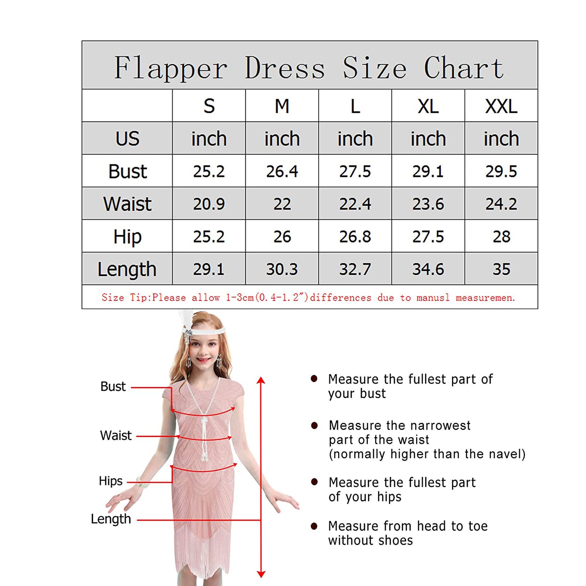 Flapper dress hotsell size 26
