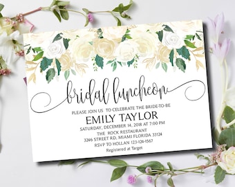bridesmaid luncheon invitations etsy