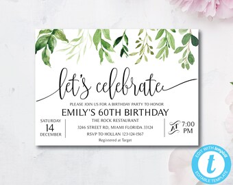 generic invitation etsy