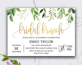 bridesmaid luncheon invitations etsy