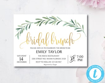 luncheon invitations etsy