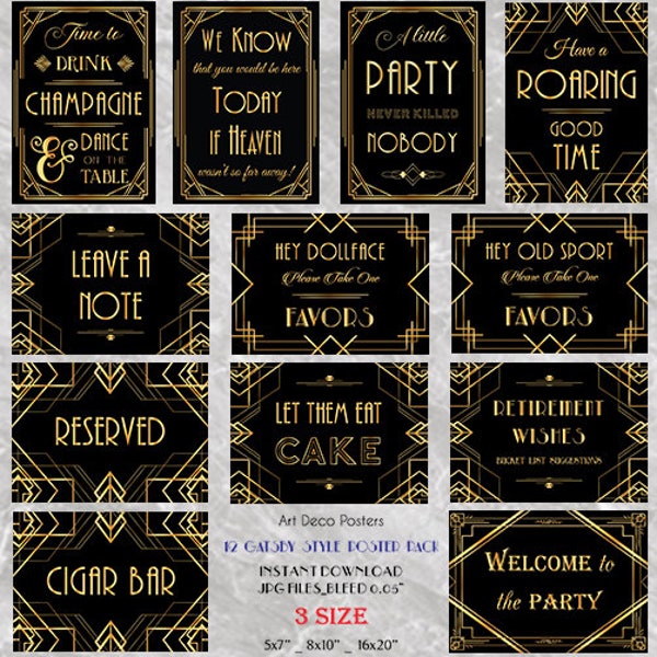 1920s Poster Design - Etsy