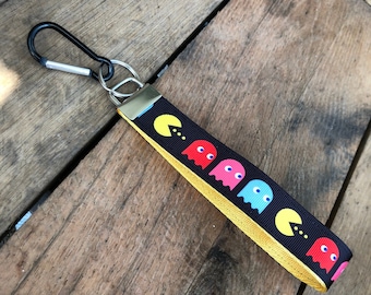 Vintage Video Game Key Chain, Hands Free Water Bottle Handle, Video Game Key Fob