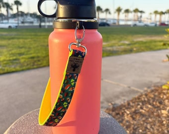 Adjustable Hands Free Sushi Print Tumbler Holder - Fits Stanley, Owala, Hydroflask, Yeti and More!