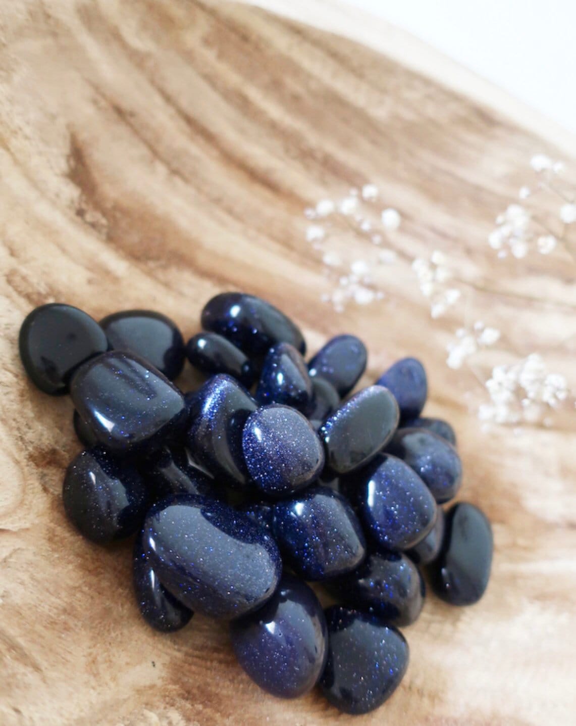 Blue Sandstone Tumbled Stone // Crystal Healing // Natural Etsy