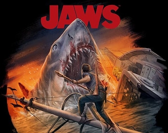 Need A Bigger Boat - Horror Art Print