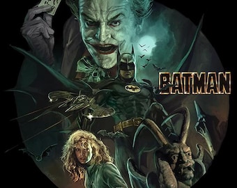 I'm BATMAN Poster Art Print- 1989 homage illustration