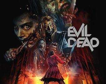 The Book of the Dead- horror art poster print
