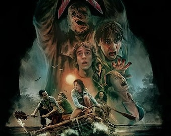 The Burning Cropsy Horror Movie Art Print