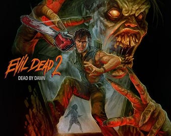 Spirits of the Book Art Print Horror Poster Evil Dead
